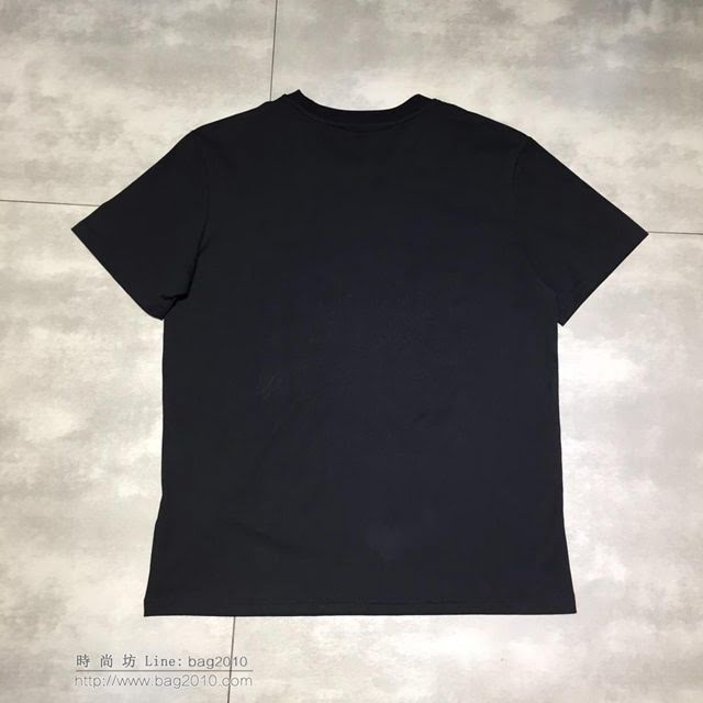 Burberry短袖 19春夏新款 巴寶莉黑色T恤   tzy1740